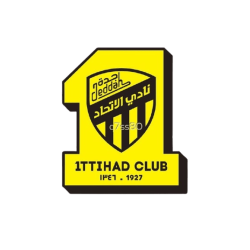 ملصق نادي الاتحاد السعودي | العميد رقم 1 | فينيل أصفر وأسود