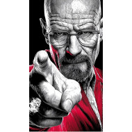 ملصق والتر وايت هايغنبيرغ | Breaking Bad Line Art | فينيل درامي