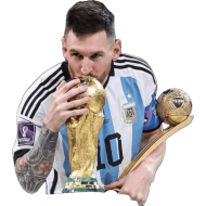 ملصق ليونيل ميسي لحظة المجد | كأس العالم والكرة الذهبية | فينيل مونديال 2022
