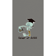 ملصق شفيق حبار Senior of 2026 | ملصق تخرج ساخر | فينيل طلابي