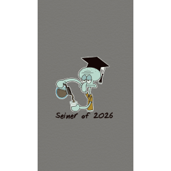 ملصق شفيق حبار Senior of 2026 | ملصق تخرج ساخر | فينيل طلابي