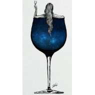 ملصق فني لامرأة