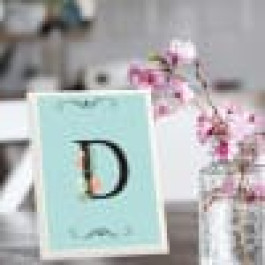 لوحة اهداء بعبارة D
