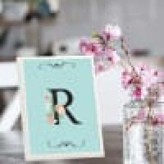 لوحة اهداء بعبارة R