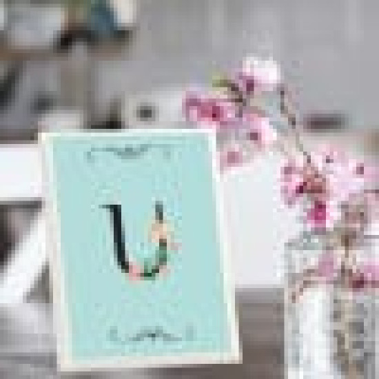 لوحة اهداء بعبارة U