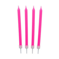 شموع عيد ميلاد وردي 10 شمعة