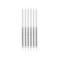 شموع عيد ميلاد قلتر فضي 16 شمعة