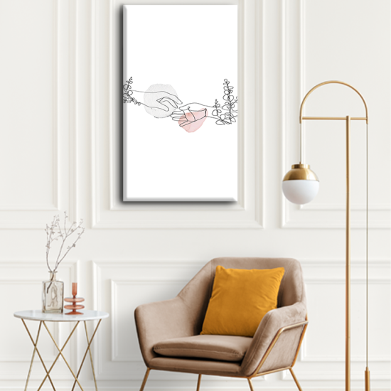 لوحة كانفس جدارية مودرن بتصميم عصري