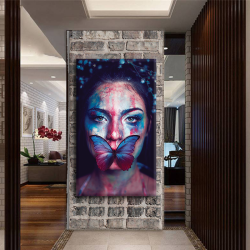 لوحة كانفس جدارية عصرية "وجة أمرأة