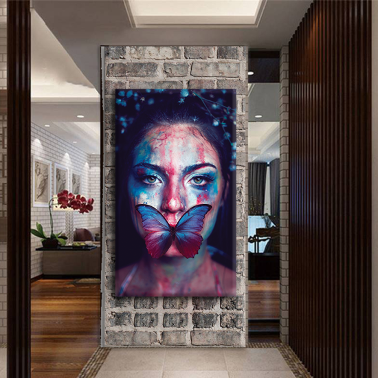 لوحة كانفس جدارية عصرية "وجة أمرأة