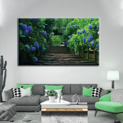 لوحة كانفس جدارية جميلة وعصرية وألألوان جذابة لسحر الطبيعة