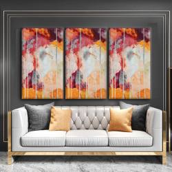 طقم لوحات كانفس جميلة متعددة الالوان الجذابة