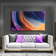 لوحة كانفس جدارية بألوان متعددة وجذابة