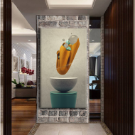 لوحة كانفس جدارية جميلة بالوان جذابة