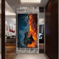 لوحة كانفس جدارية بتصميم عصري جميل متعددة الالوان