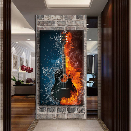 لوحة كانفس جدارية بتصميم عصري جميل متعددة الالوان