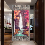 لوحة كانفس جدارية بسحر الطبيعة وجمال المنظر