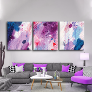 طقم لوحات كانفس جدارية بتصميم عصري مودرن