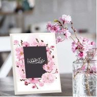 لوحة اهداء بعبارة مبروك الخطوبه