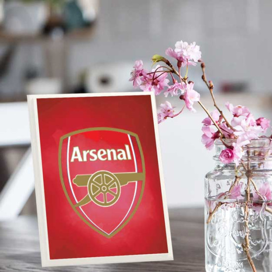 لوحة اهداء بشعار الارسنال