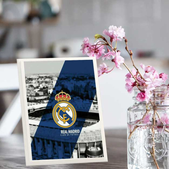 لوحة اهداء بشعار ريال مدريد